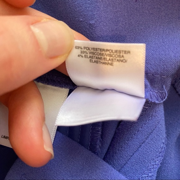 Nine West The Trouser Purple Blue Dress Pants 2 - Picture 7 of 8
